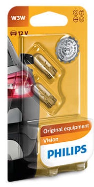 Autožárovka W3W Philips 12256B2, Vision 2ks v balení