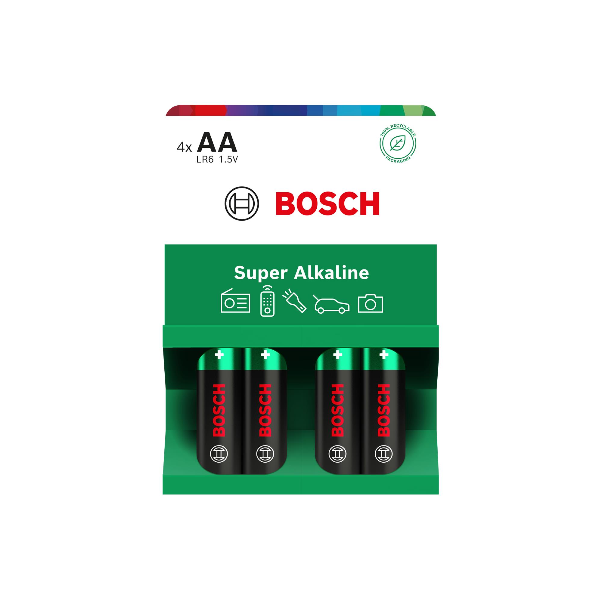 Baterie Bosch LR6SA4B/00 Super Alkaline AA 4 ks