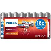 Baterie Philips LR03P16F/10 Power Alkalické AAA 16  ks